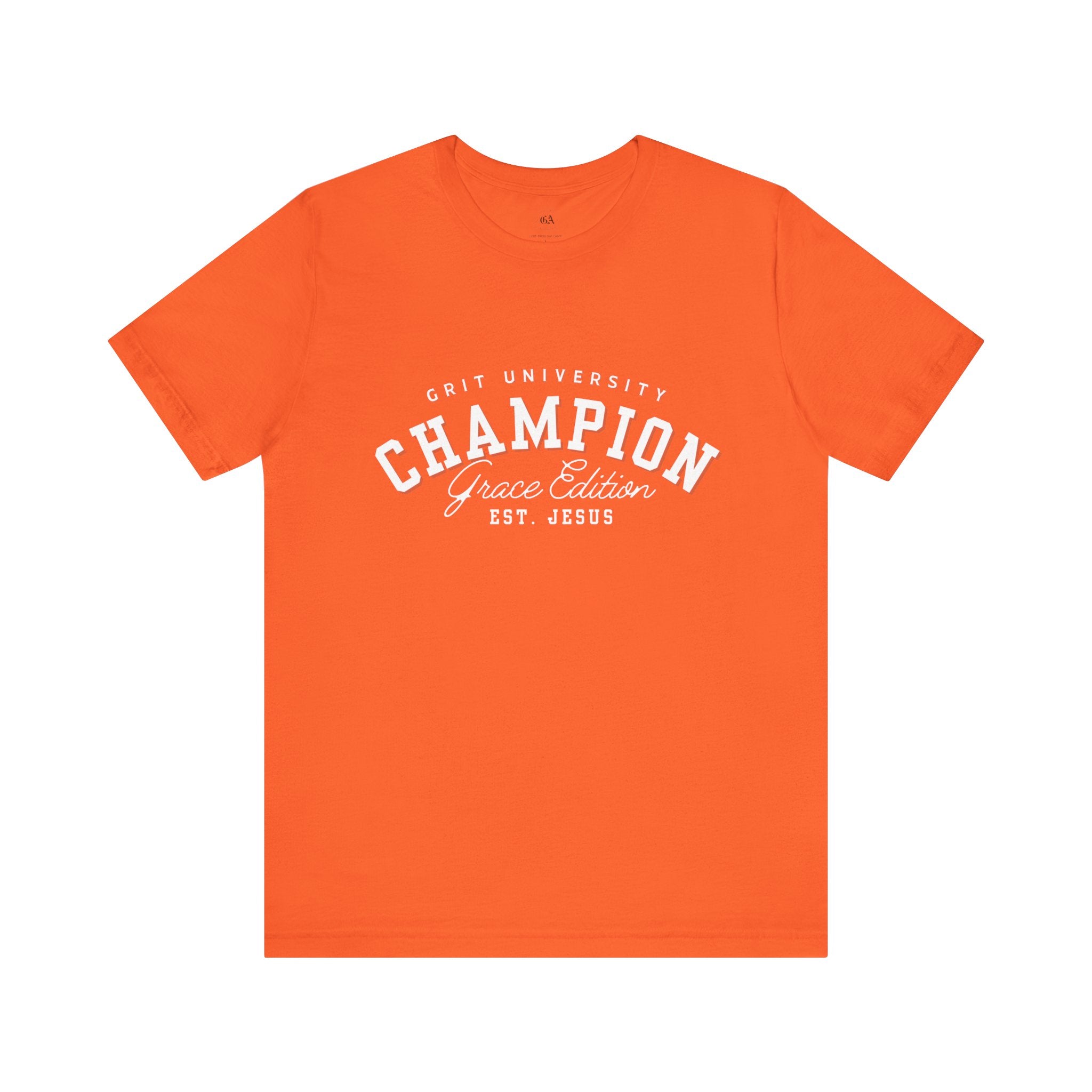 Collection of Champion Spirit Unisex Tee, Motivational T-Shirt for Everyday Wear, Ideal for College Students, Athletes, Gift for Graduates in a gallery layout