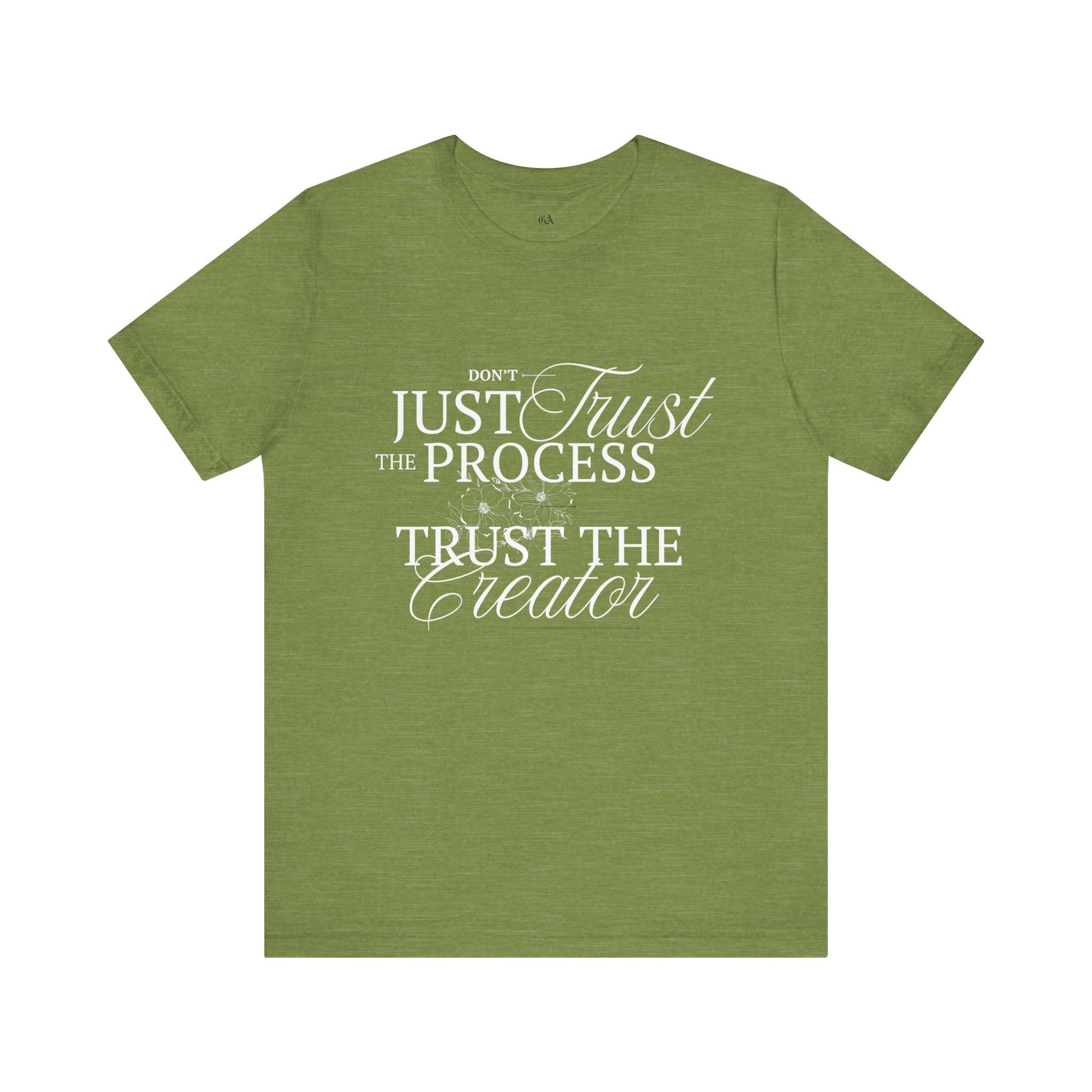 Collection of Women's Edition Inspirational Trust the Creator Tee, Motivational Shirt, Gift for Creatives, Unisex Graphic Tee, Relaxed Fit Everyday Wear in a gallery layout