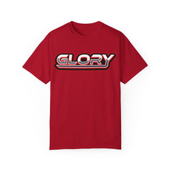 Collection of Unisex 'GLORY' Graphic Tee for Casual Style in a gallery layout