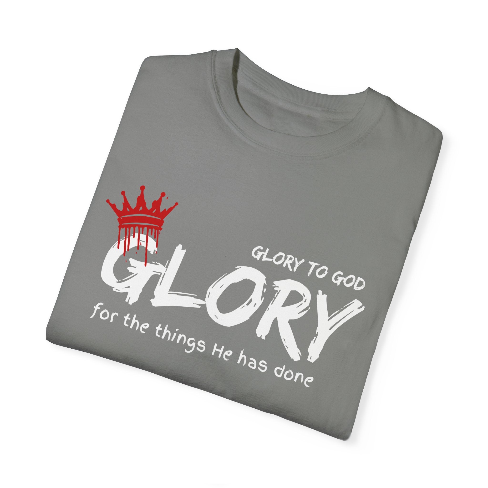 Collection of Faith-Inspired Unisex T-Shirt - 'Glory to God' Design in a gallery layout