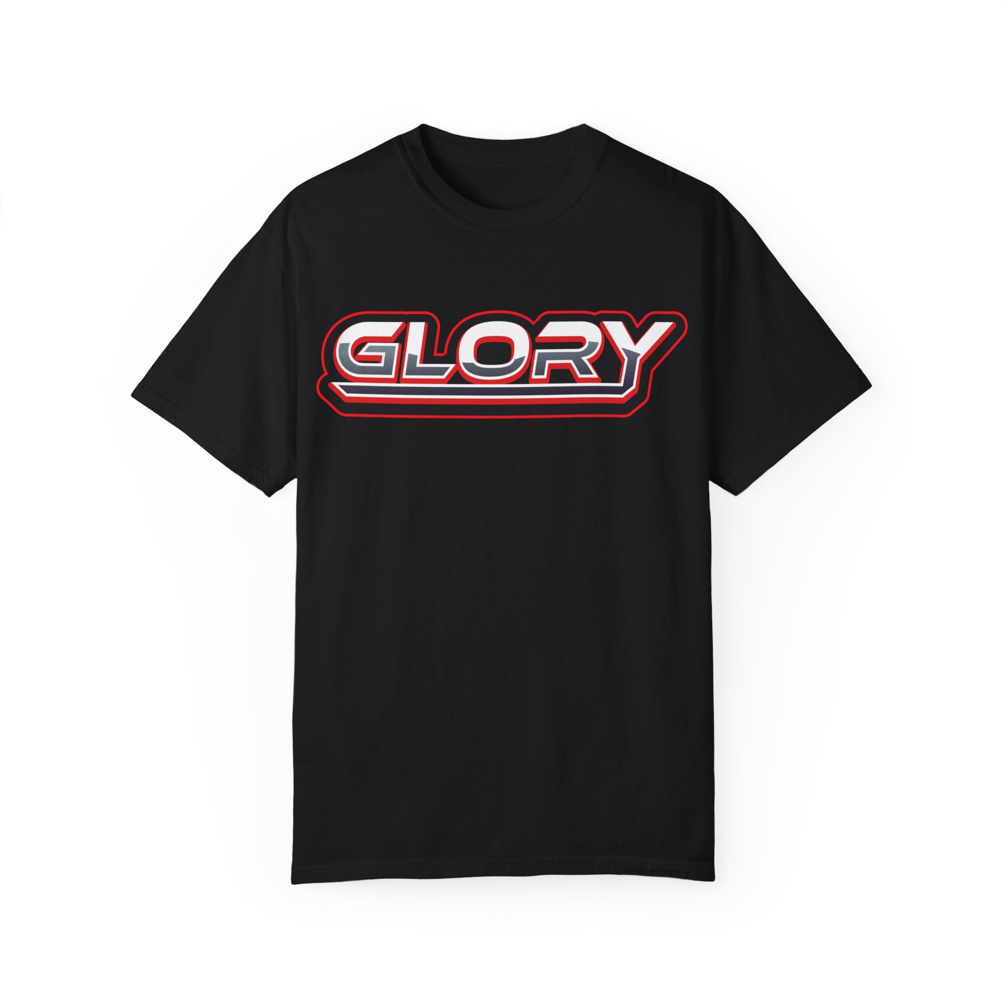 Collection of Unisex 'GLORY' Graphic Tee for Casual Style in a gallery layout