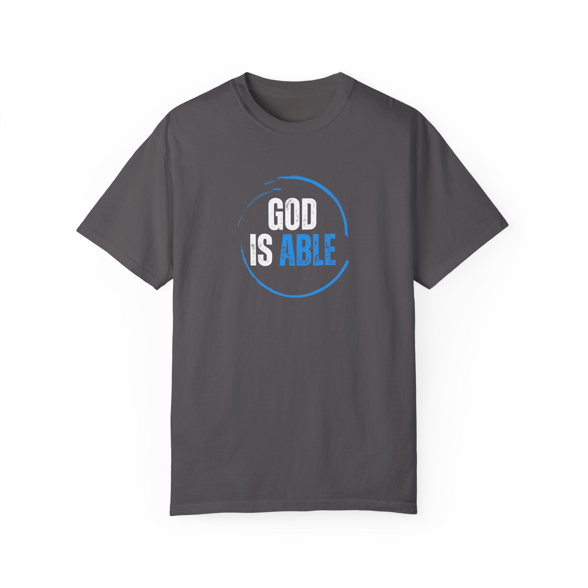 Collection of Inspirational Unisex T-Shirt - 'God Is Able' with Ephesians 3:20 Message in a gallery layout