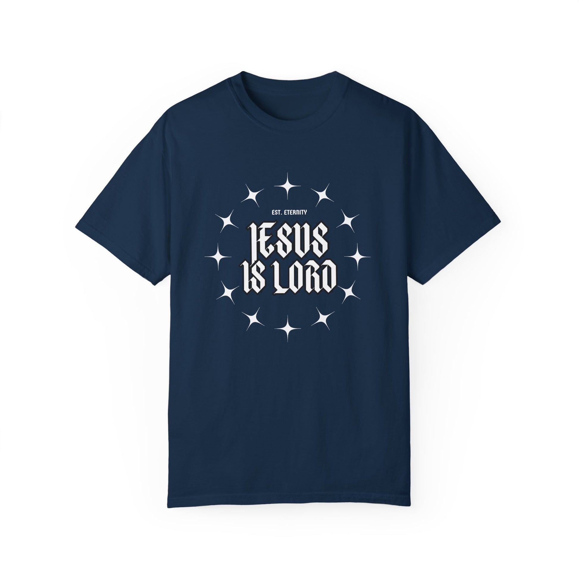 Jesus Is Lord Unisex Garment-Dyed T-Shirt - Faith-Inspired Apparel