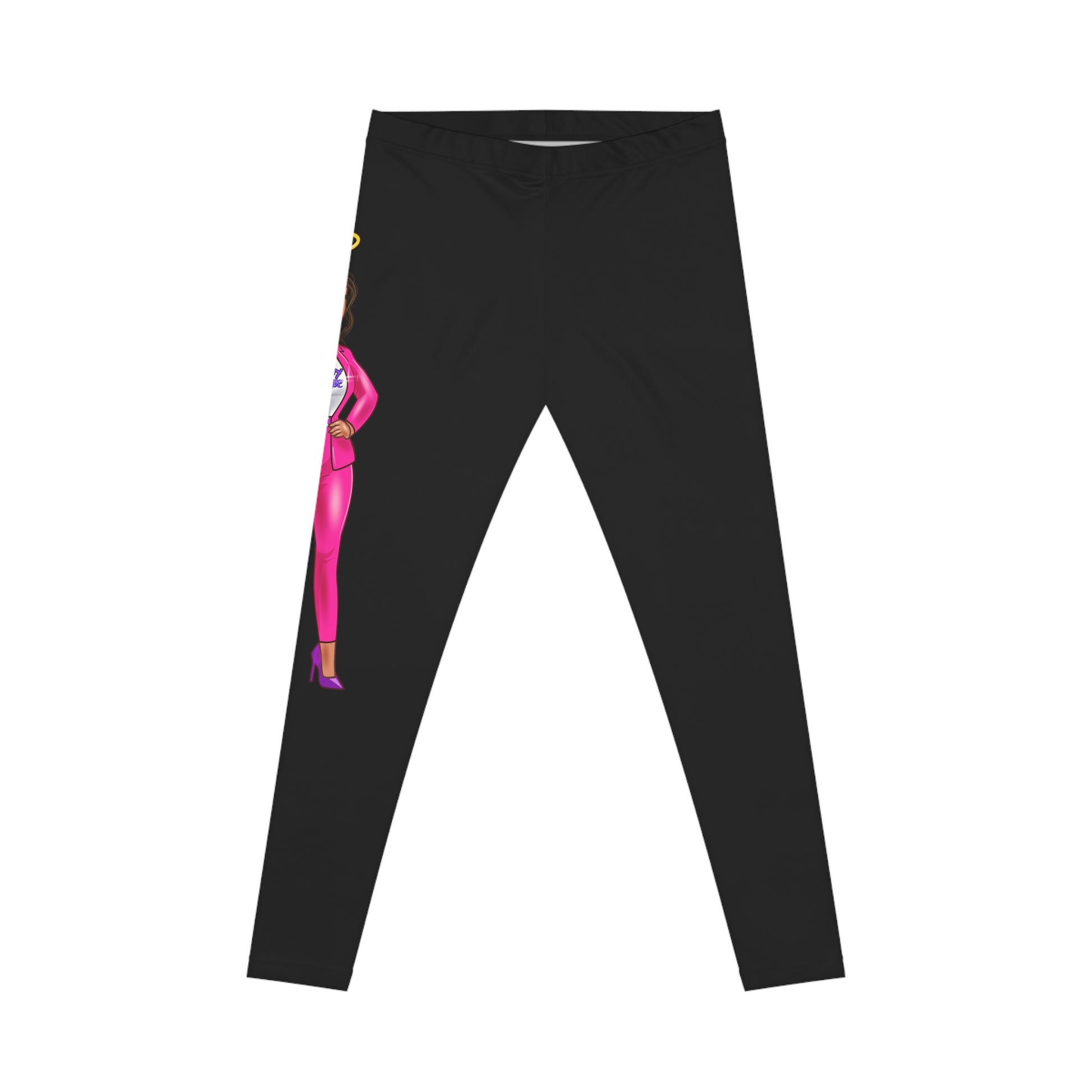 Leggings con gráficos elegantes y atrevidos para mujer: ropa deportiva informal y elegante con un diseño inspirador