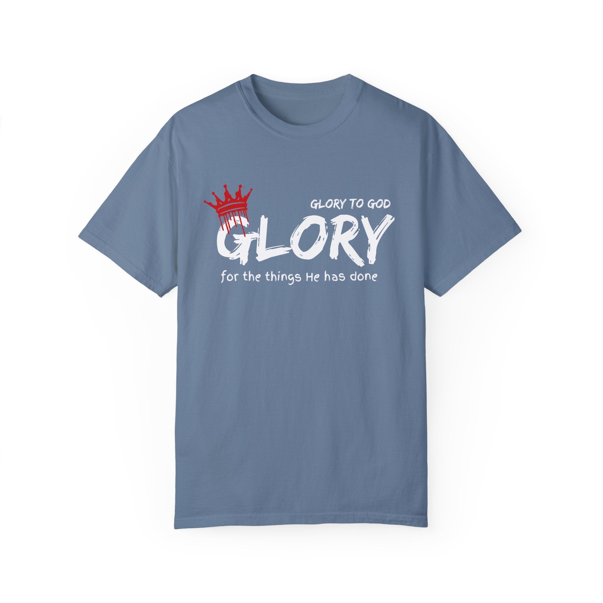 Collection of Faith-Inspired Unisex T-Shirt - 'Glory to God' Design in a gallery layout