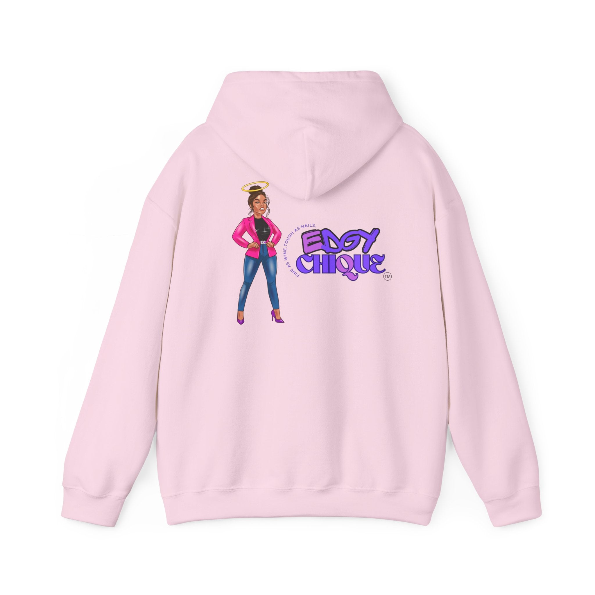 Collection of Sudadera con capucha unisex Edgy Chique Heavy Blend™: jersey gráfico moderno para entusiastas de la ropa urbana in a gallery layout