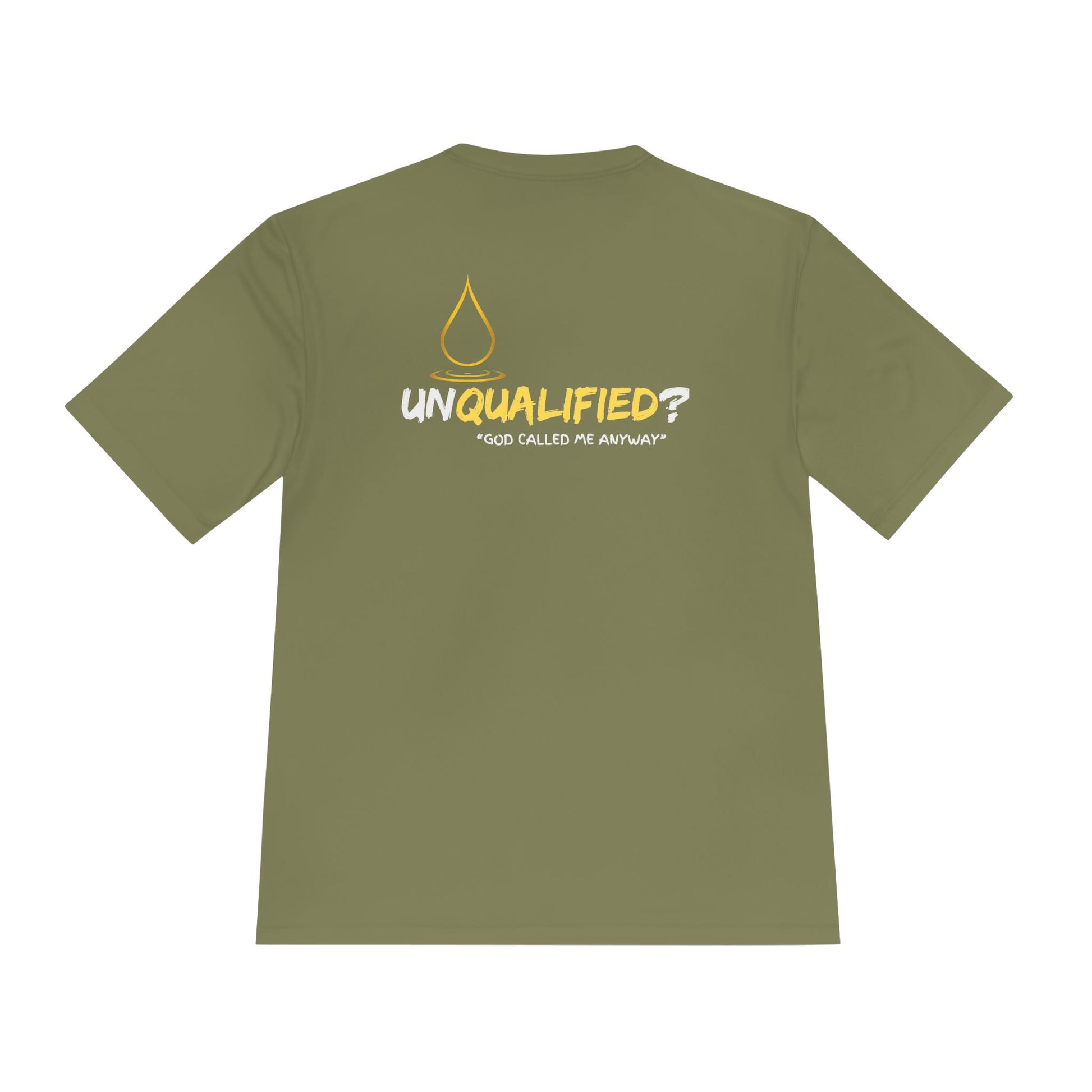 Unisex Moisture Wicking Tee - 'UNQUALIFIED?' Performance Shirt for Athletes