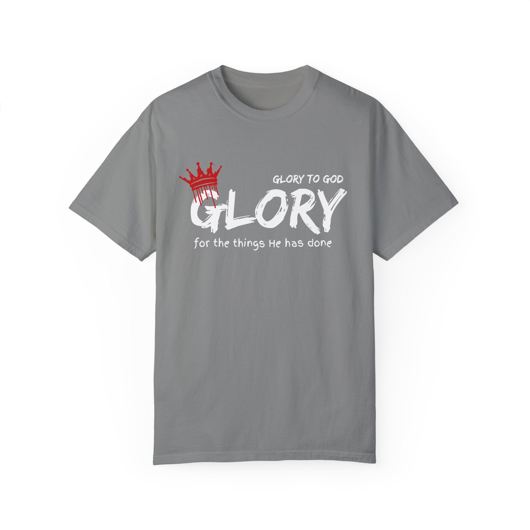 Collection of Faith-Inspired Unisex T-Shirt - 'Glory to God' Design in a gallery layout