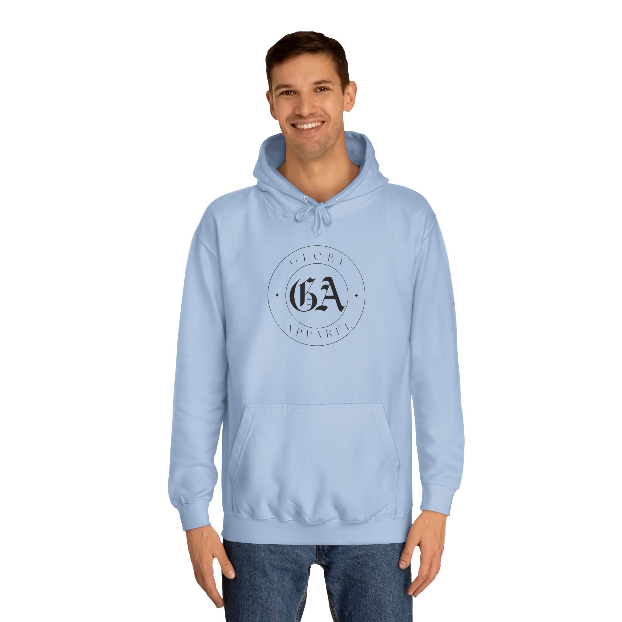 Collection of Glory Apparel Cozy Unisex College Hoodie  - Perfect for Campus Life & Casual Wear in a gallery layout