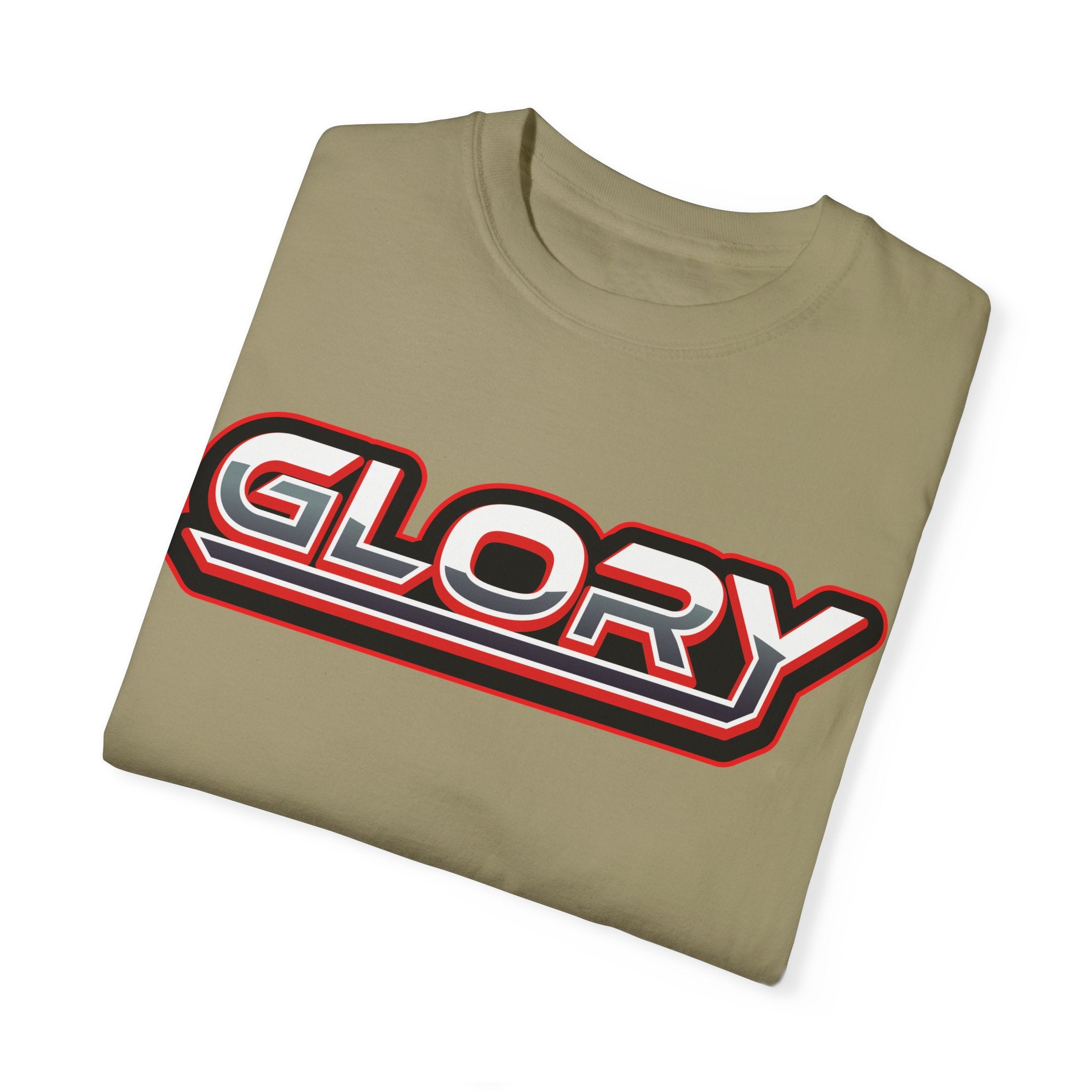 Collection of Unisex 'GLORY' Graphic Tee for Casual Style in a gallery layout