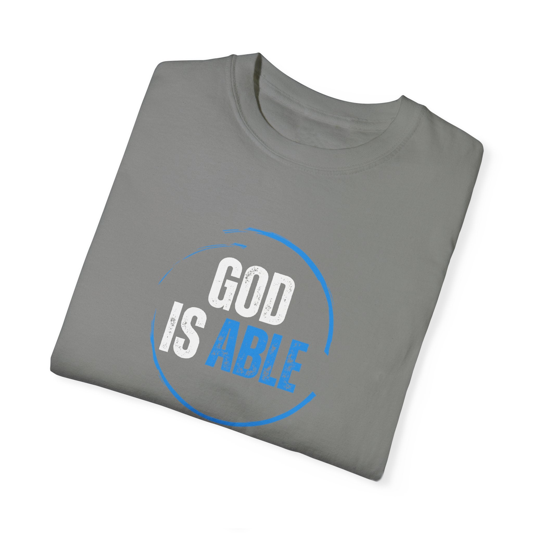 Collection of Inspirational Unisex T-Shirt - 'God Is Able' with Ephesians 3:20 Message in a gallery layout