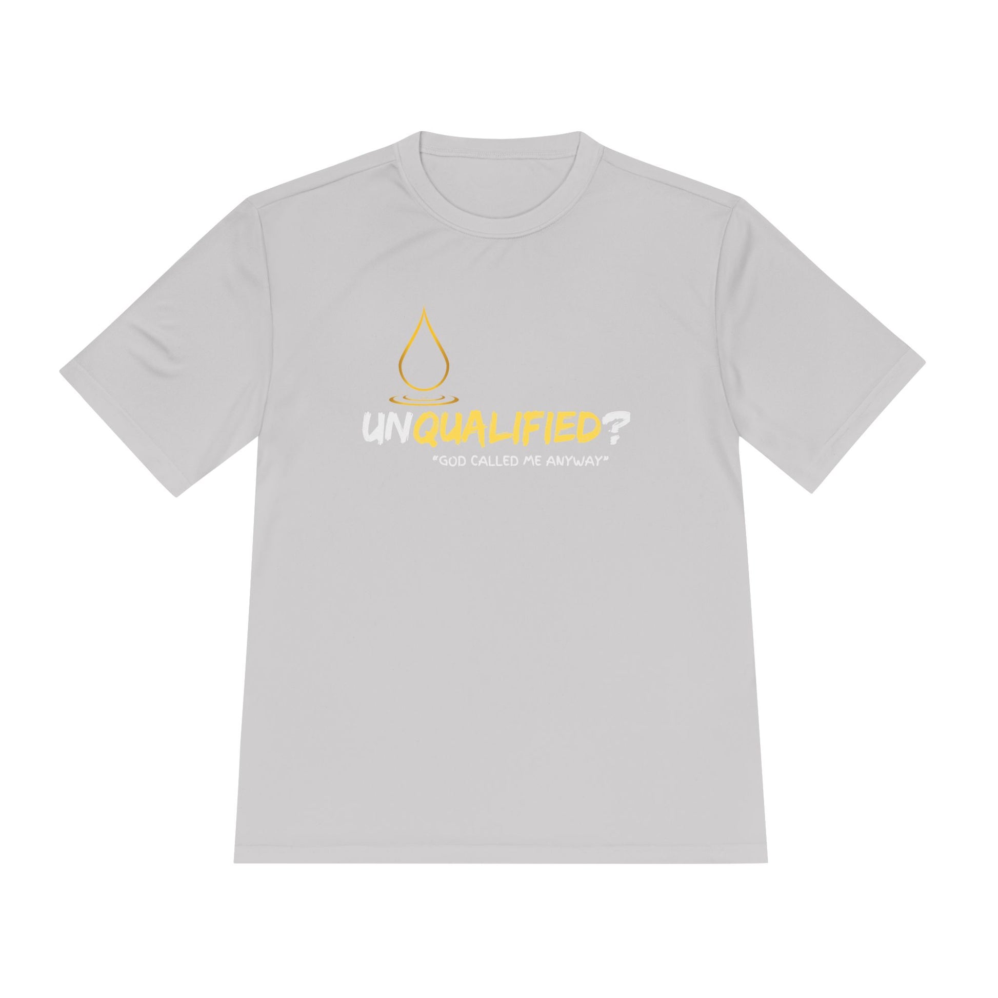 Unisex Moisture Wicking Tee - 'UNQUALIFIED?' Performance Shirt for Athletes