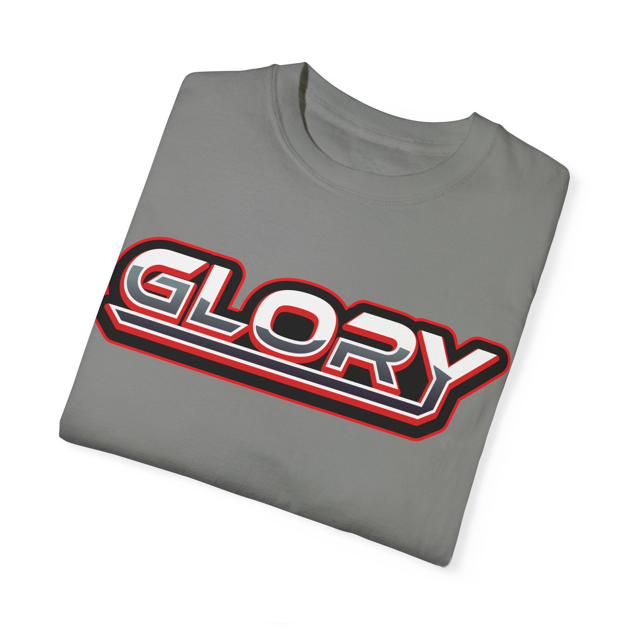 Collection of Unisex 'GLORY' Graphic Tee for Casual Style in a gallery layout