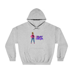 Collection of Edgy Chic Unisex Hooded Sweatshirt - Trendy Graphic Design for Fashion Lovers in a gallery layout