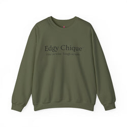 Collection of Edgy Chique Sleek Crewneck Sweatshirt - Fine as Wine, Tough as Nails in a gallery layout