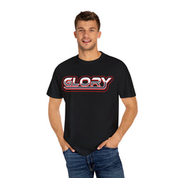 Collection of Unisex 'GLORY' Graphic Tee for Casual Style in a gallery layout