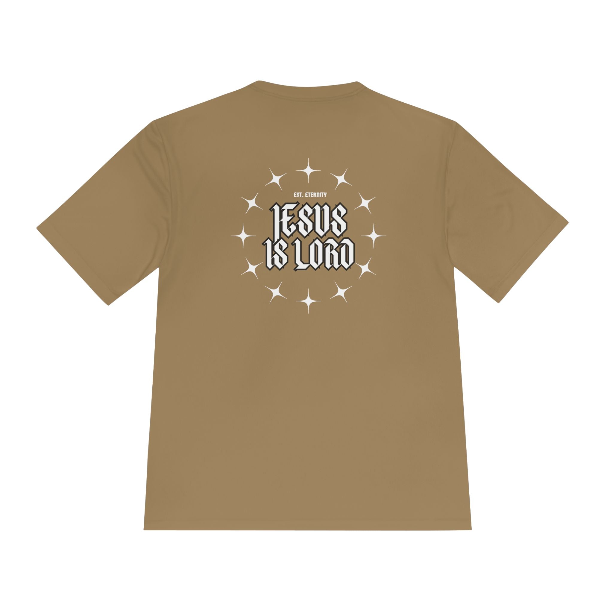 Collection of Unisex Moisture Wicking Tee - 'Jesus is Lord' Inspirational Activewear in a gallery layout