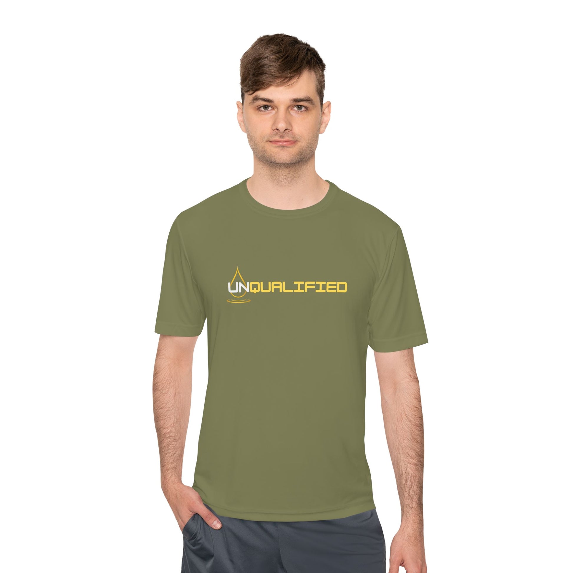 Unisex Moisture Wicking Tee - Qualified by the Anointing
