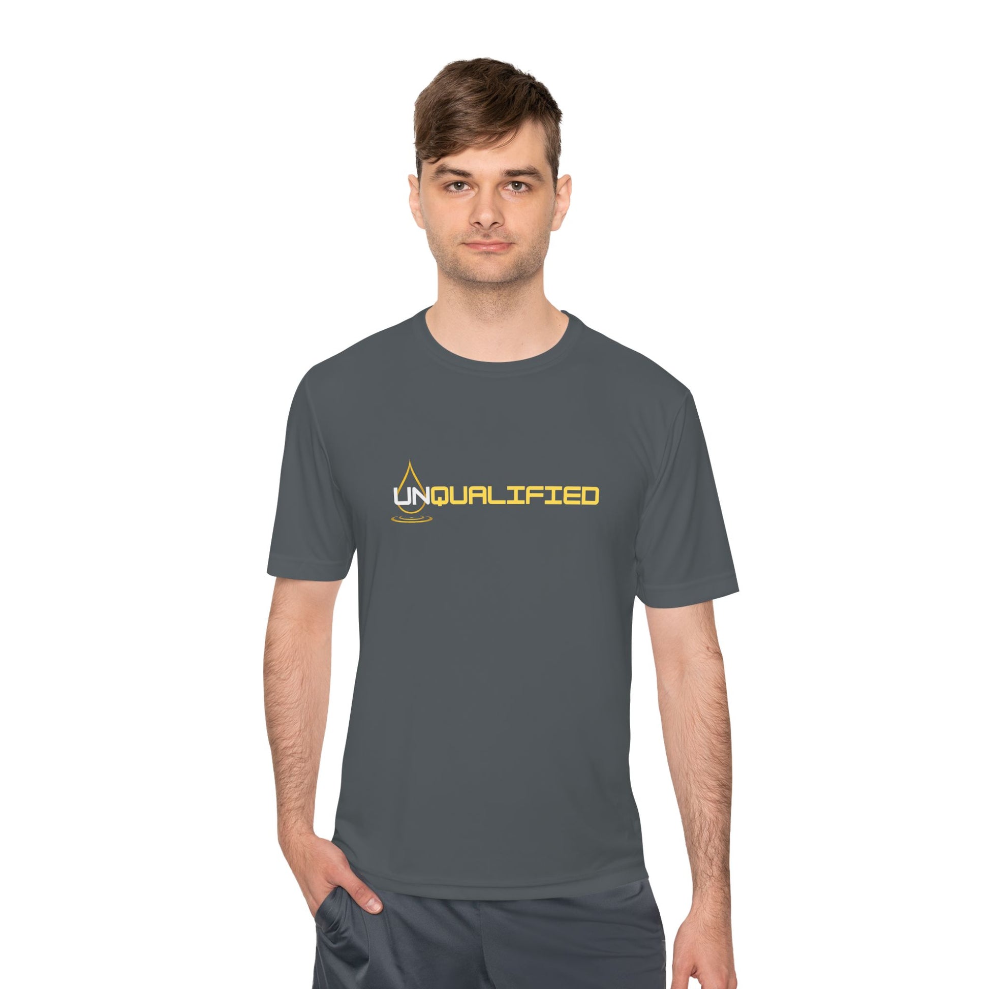 Unisex Moisture Wicking Tee - Qualified by the Anointing