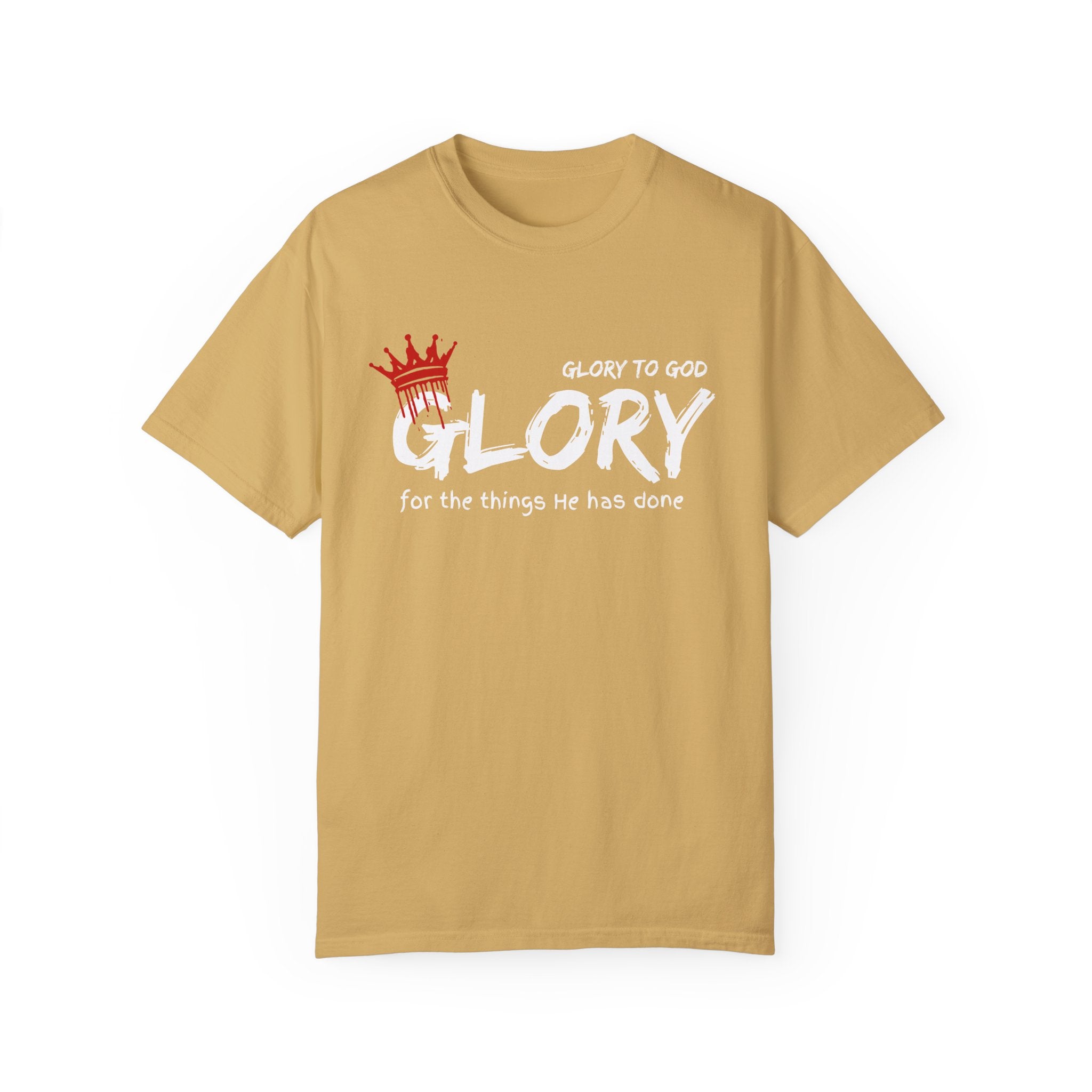 Collection of Faith-Inspired Unisex T-Shirt - 'Glory to God' Design in a gallery layout