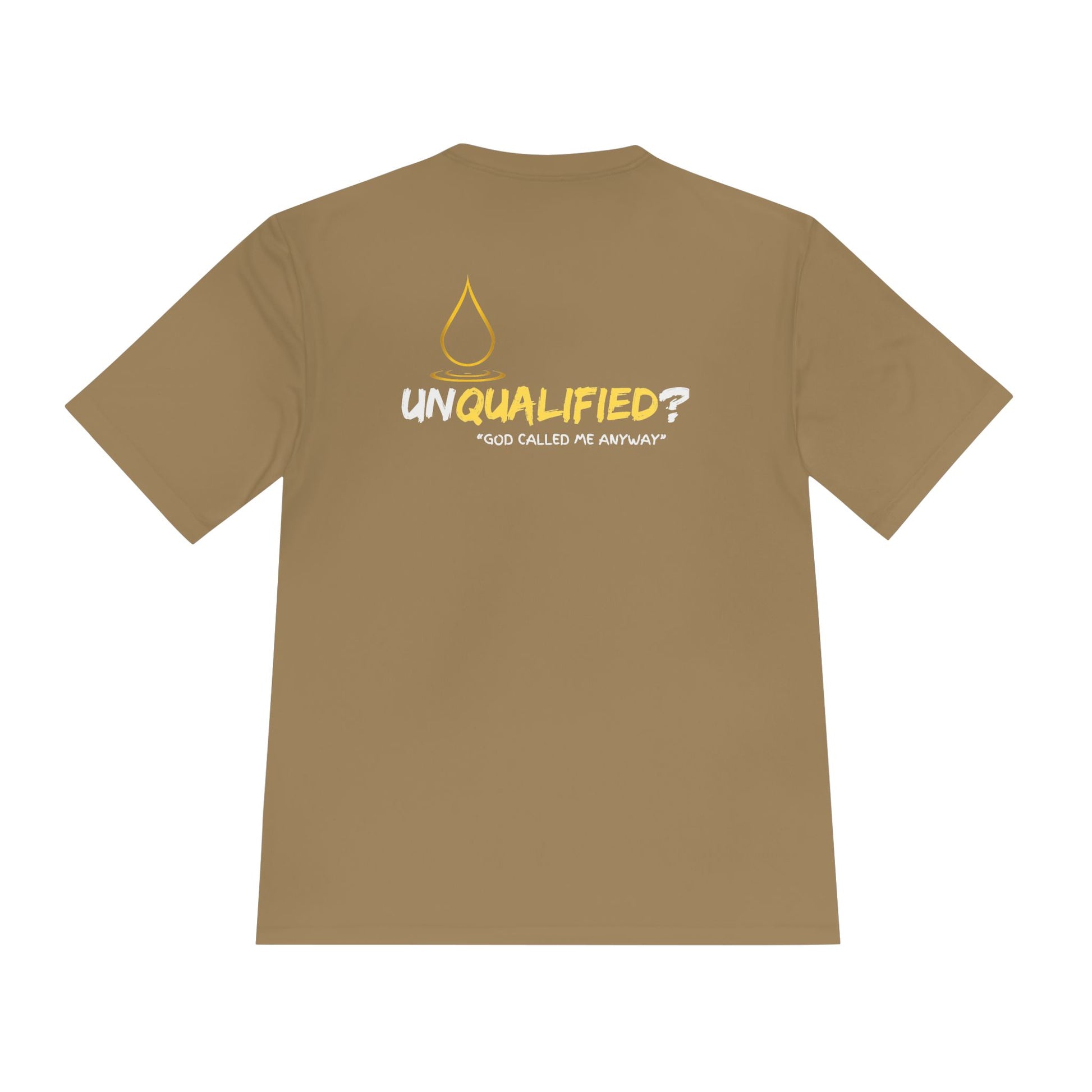Unisex Moisture Wicking Tee - 'UNQUALIFIED?' Performance Shirt for Athletes