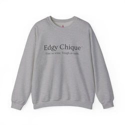 Collection of Edgy Chique Sleek Crewneck Sweatshirt - Fine as Wine, Tough as Nails in a gallery layout