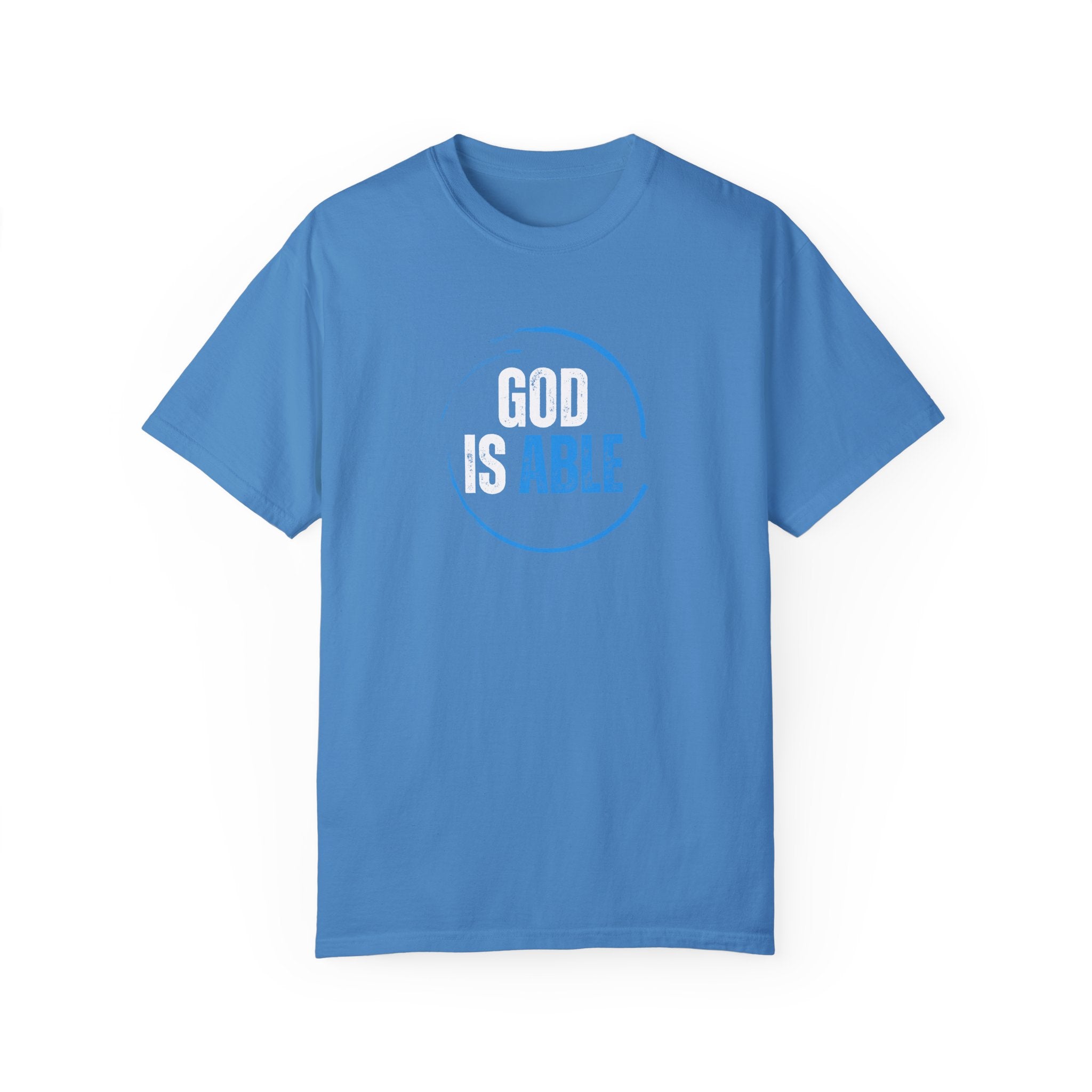Collection of Inspirational Unisex T-Shirt - 'God Is Able' with Ephesians 3:20 Message in a gallery layout