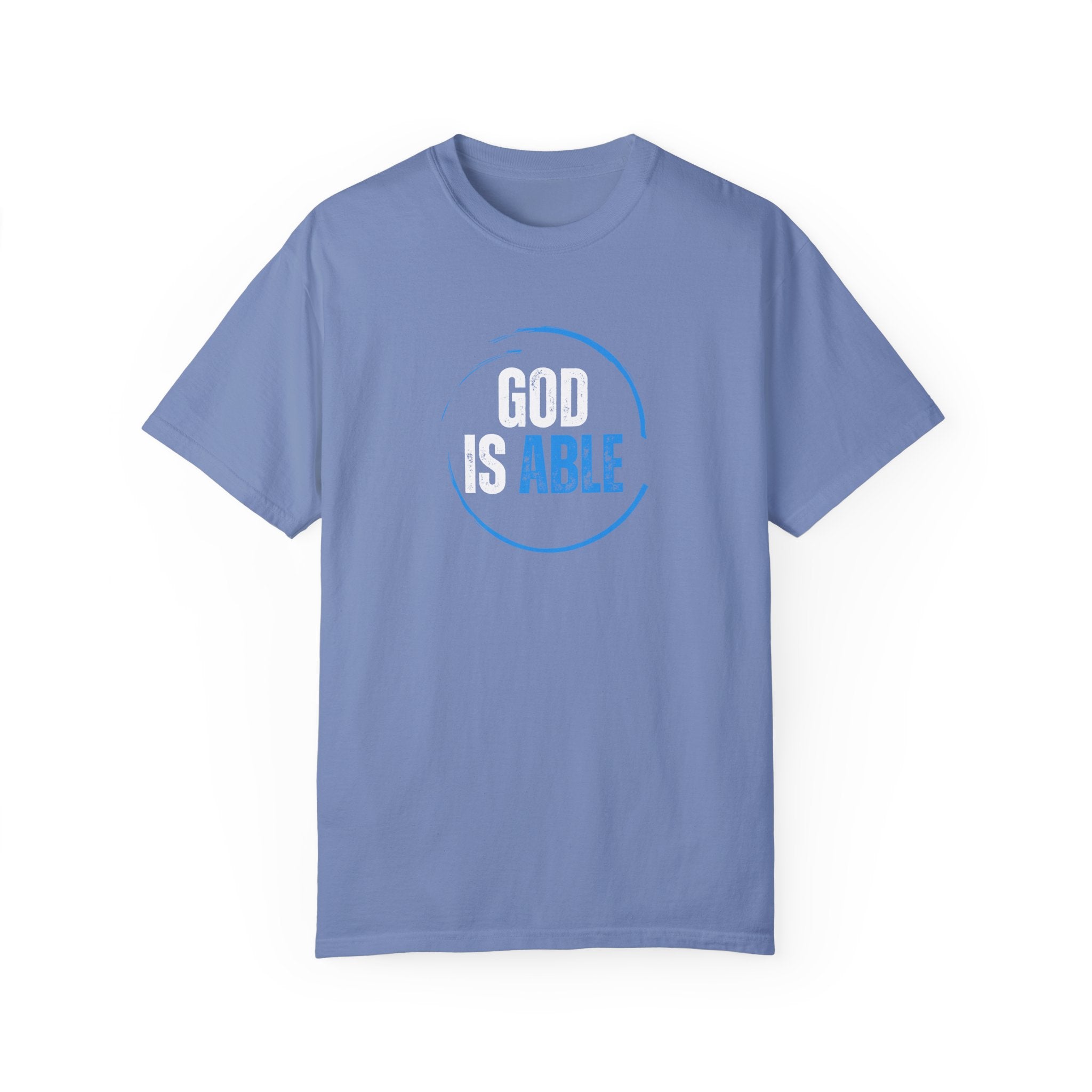 Collection of Inspirational Unisex T-Shirt - 'God Is Able' with Ephesians 3:20 Message in a gallery layout