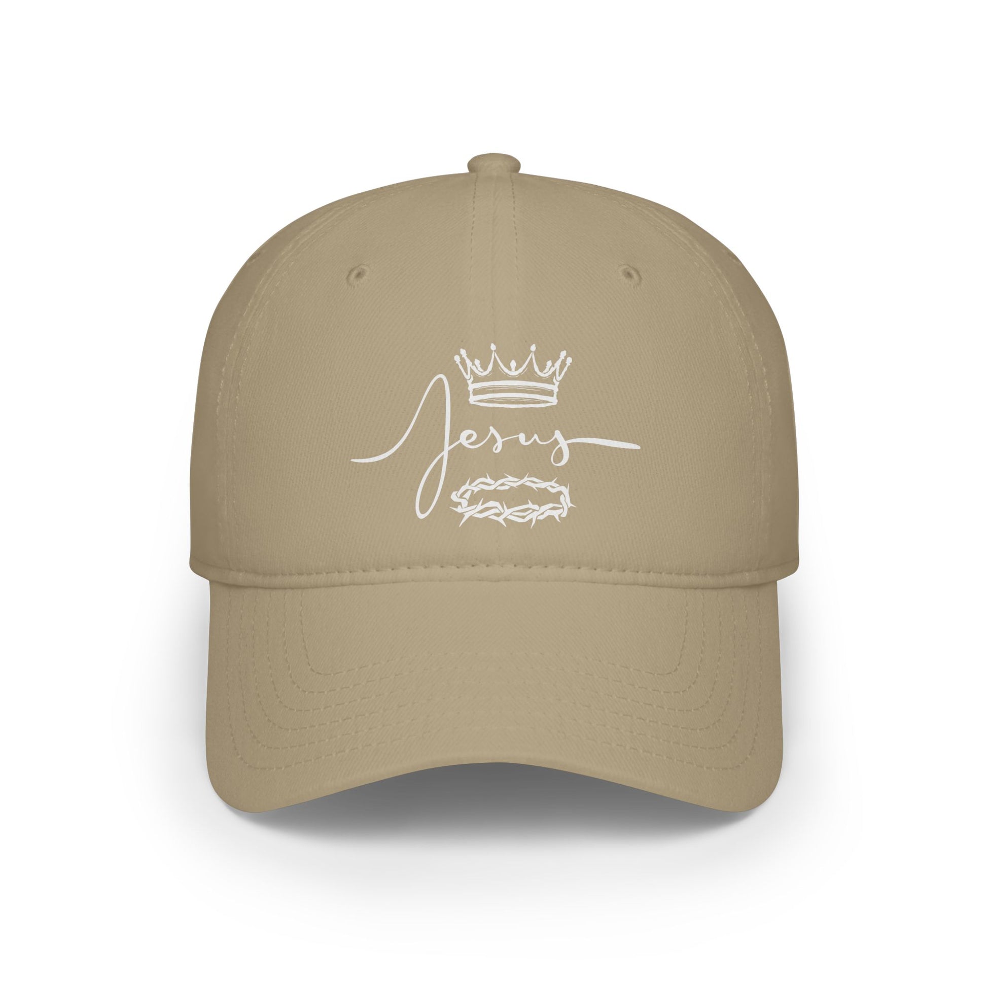 Jesus Crown & Thorns Low Profile Baseball Cap -Hat for Faith and Everyday Wear