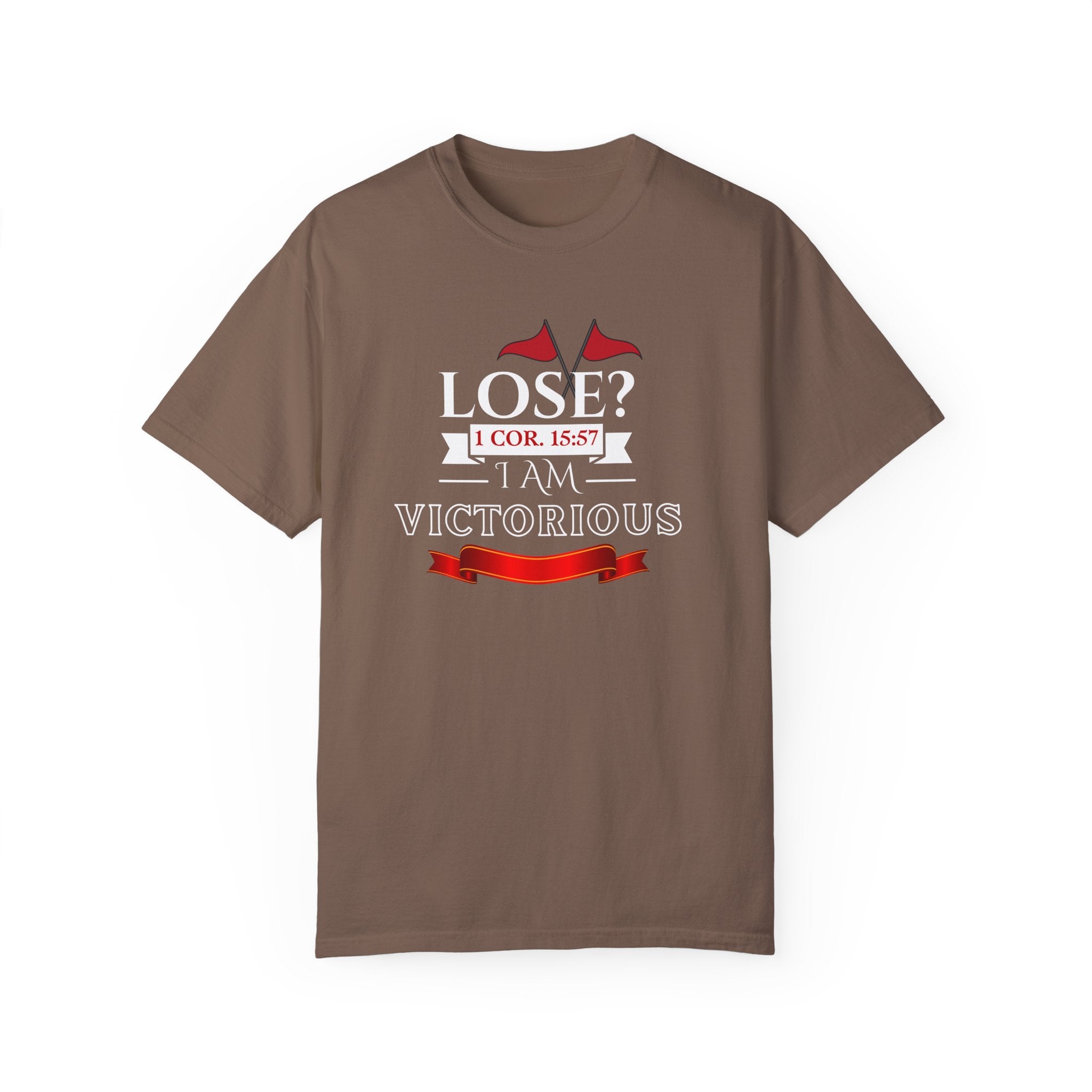 Collection of Victorious Faith Unisex T-Shirt - Lose? I Am Victorious - Inspirational Christian Apparel in a gallery layout