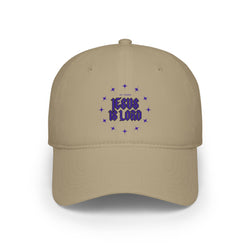 Collection of Inspirational Low Profile Baseball Cap - 'Jesus Is Lord' Design in a gallery layout