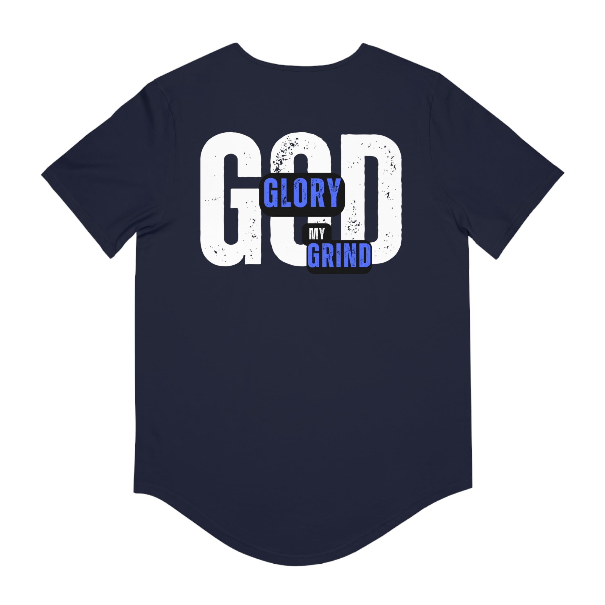 Collection of Men's Jersey Curved Hem Tee - Inspirational Shirt for GRINDERS, Motivational T-Shirt, Gift for Men, Everyday Wear, Casual Style in a gallery layout