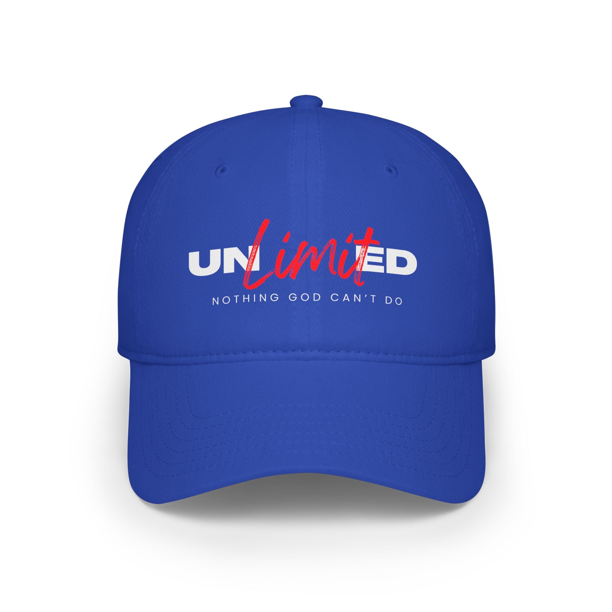 Collection of Unlimited "Nothing God Can't Do" Baseball Cap in a gallery layout