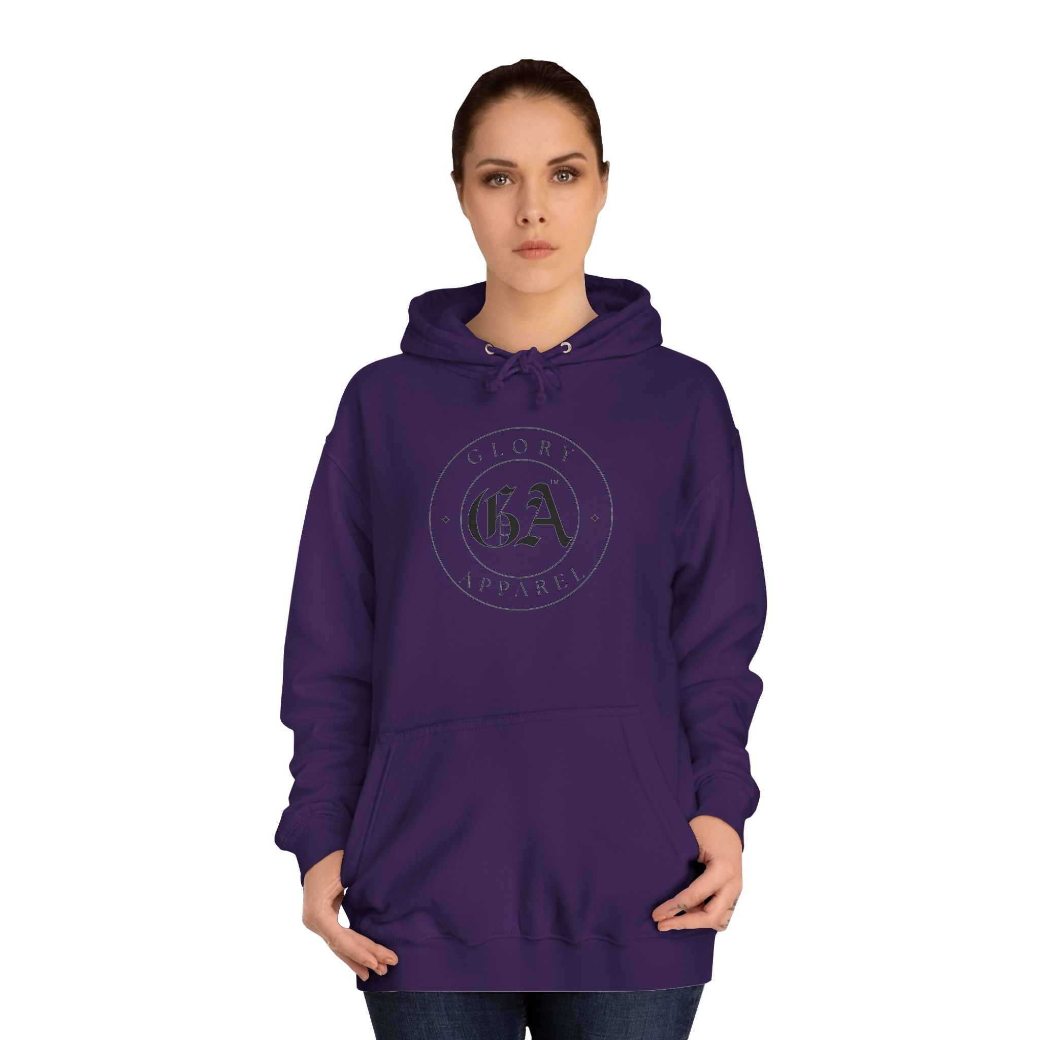 Collection of Glory Apparel Cozy Unisex College Hoodie  - Perfect for Campus Life & Casual Wear in a gallery layout