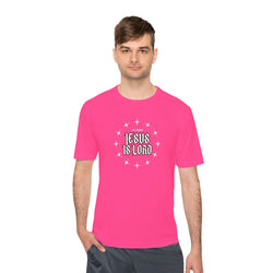 Collection of Unisex Moisture Wicking Tee - 'Jesus is Lord' Inspirational Activewear in a gallery layout