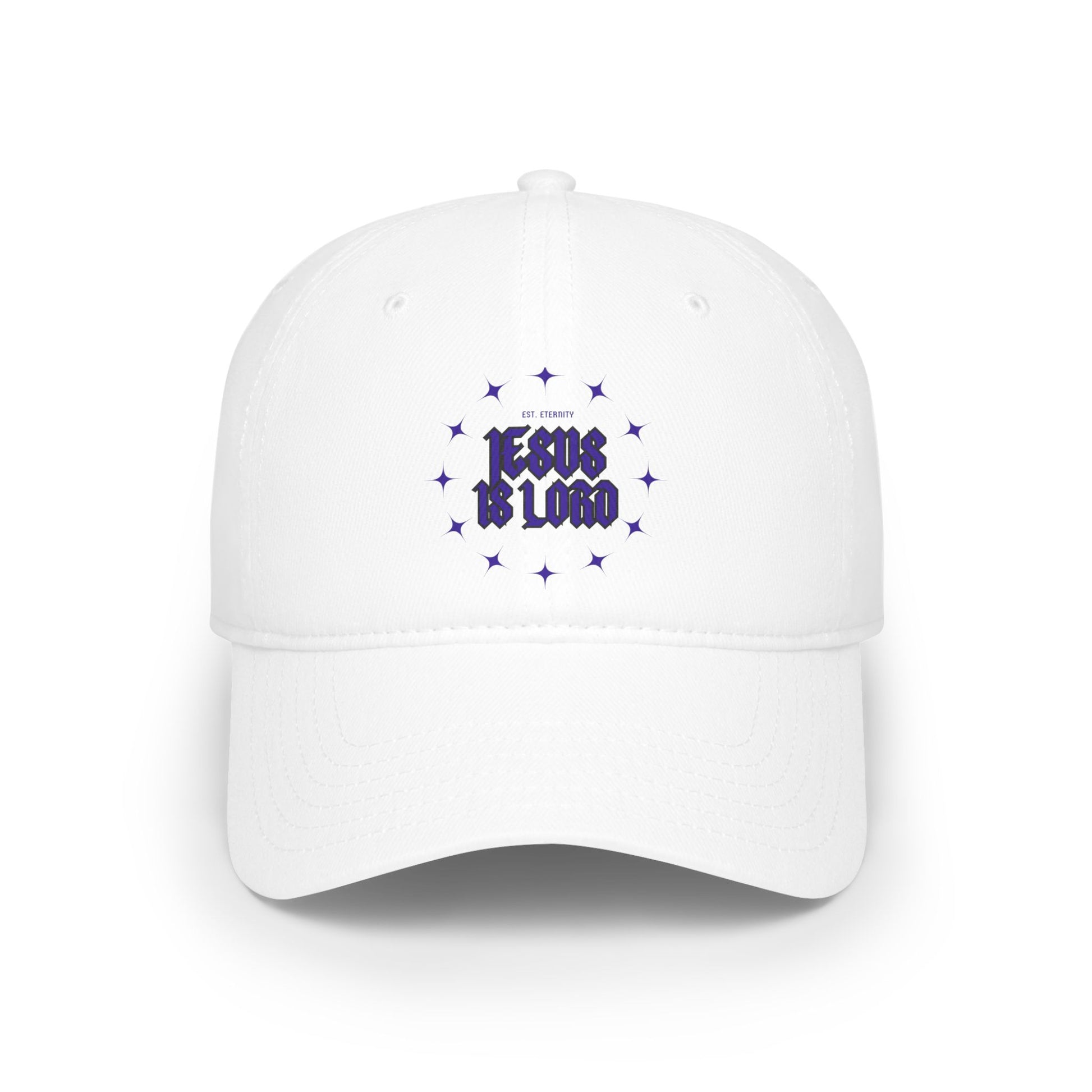 Inspirational Low Profile Baseball Cap - 'Jesus Is Lord' Design