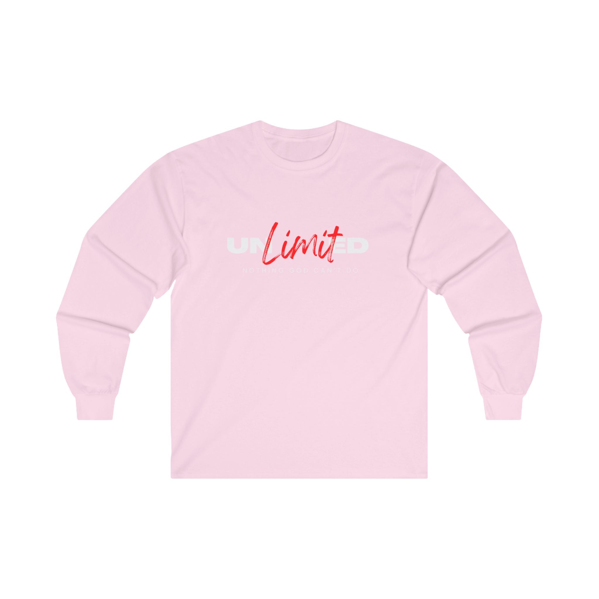 Collection of Unlimited Nothing God Can't Do - Long Sleeve Tee in a gallery layout