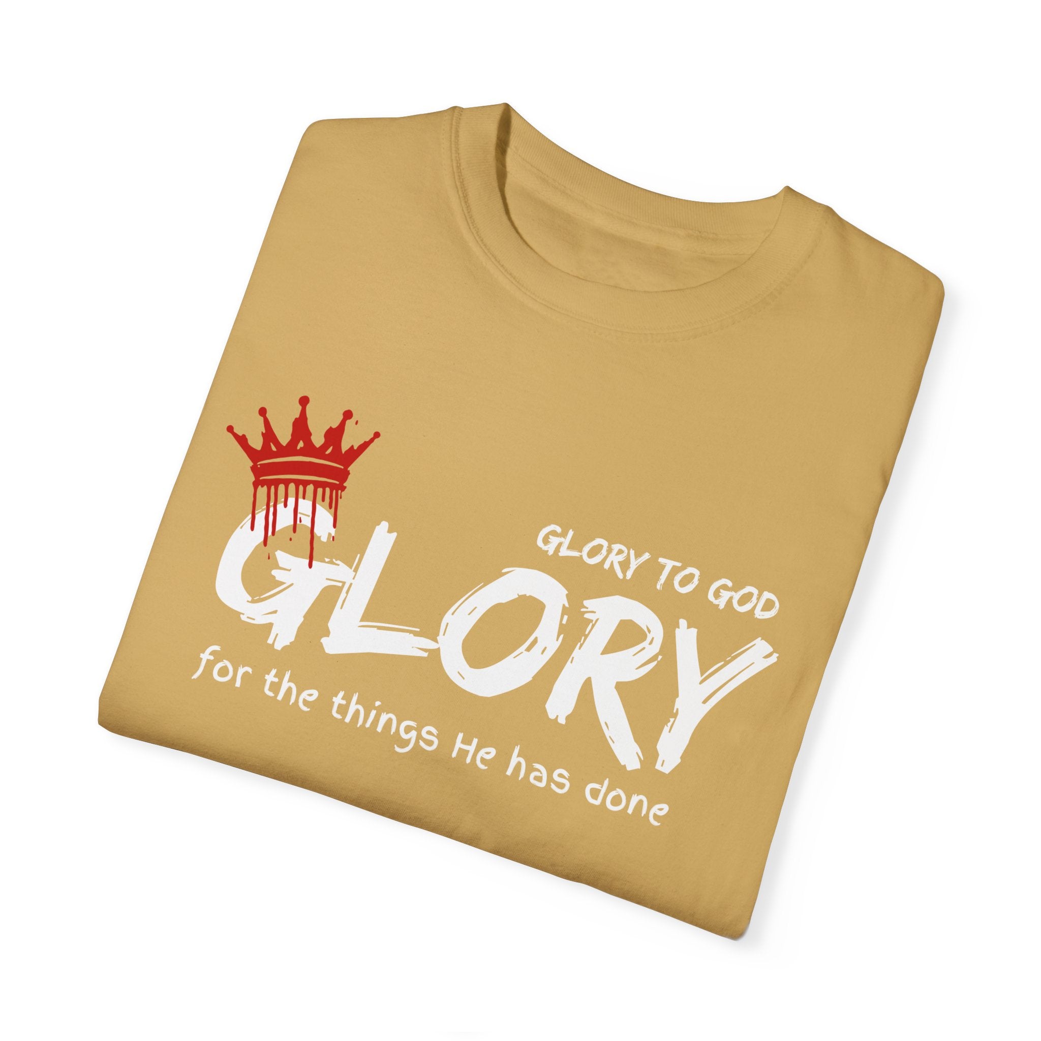 Collection of Faith-Inspired Unisex T-Shirt - 'Glory to God' Design in a gallery layout