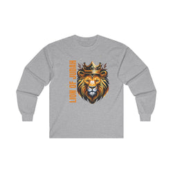 Collection of Lion of Judah Long Sleeve Tee - Unisex Ultra Cotton Shirt in a gallery layout