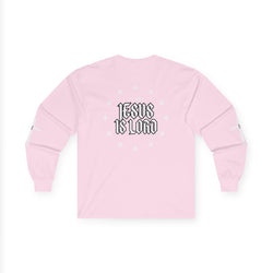 Collection of Faith-Inspired Unisex Long Sleeve Tee - 'Jesus is Lord' Design in a gallery layout