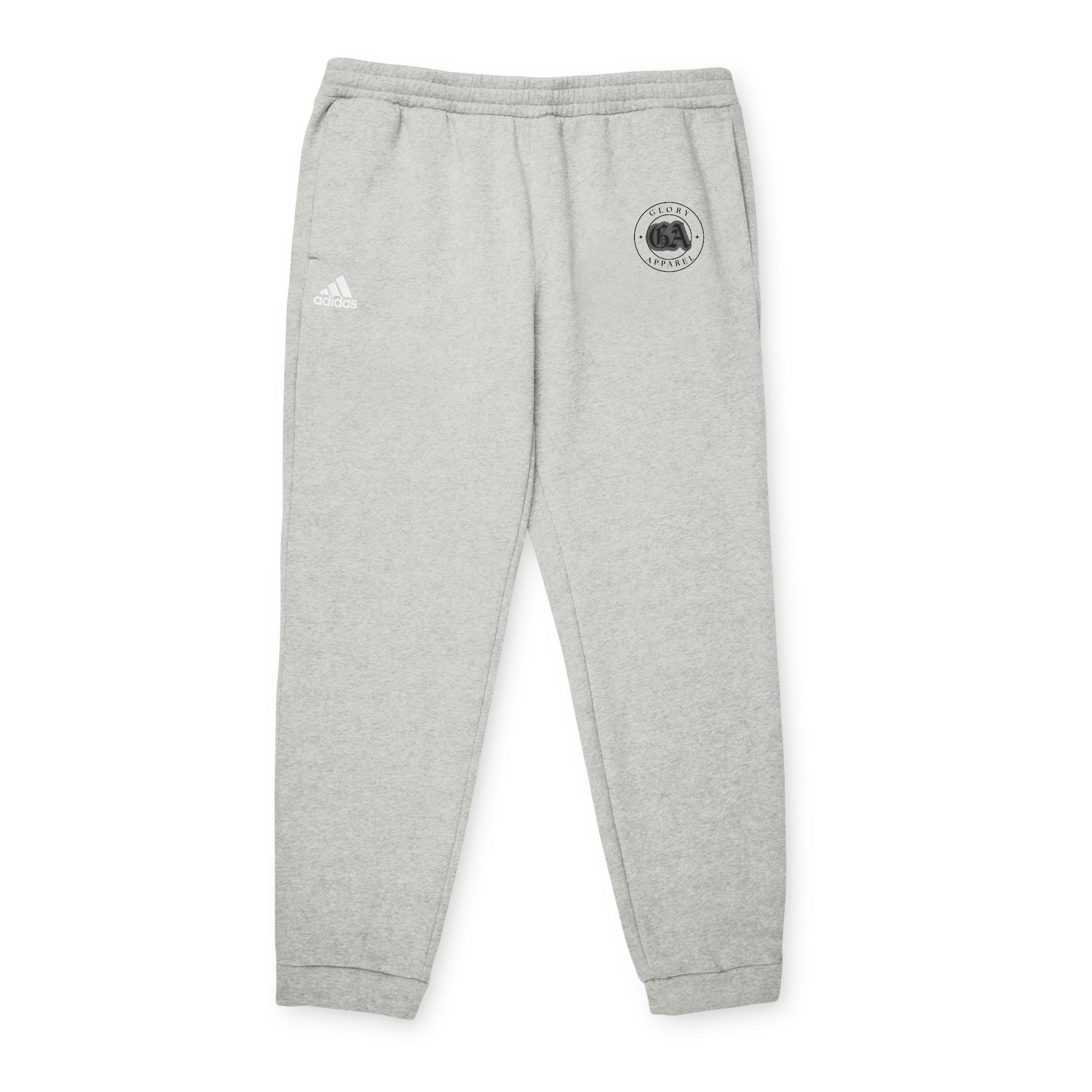 Collection of Comfortable Adidas Unisex Fleece Joggers for Athletes and Casual Wear- Glory Apparel Logo in a gallery layout