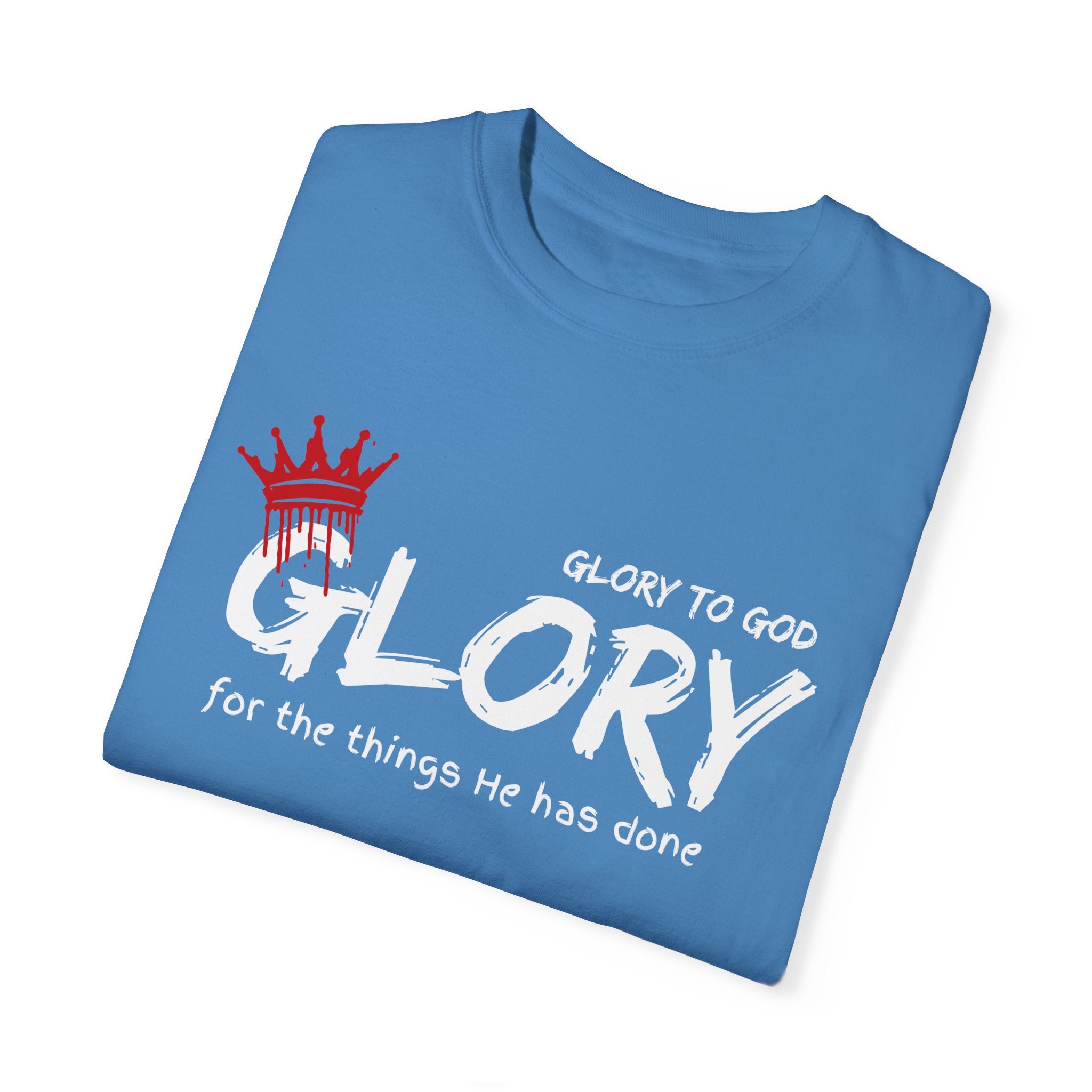 Collection of Faith-Inspired Unisex T-Shirt - 'Glory to God' Design in a gallery layout
