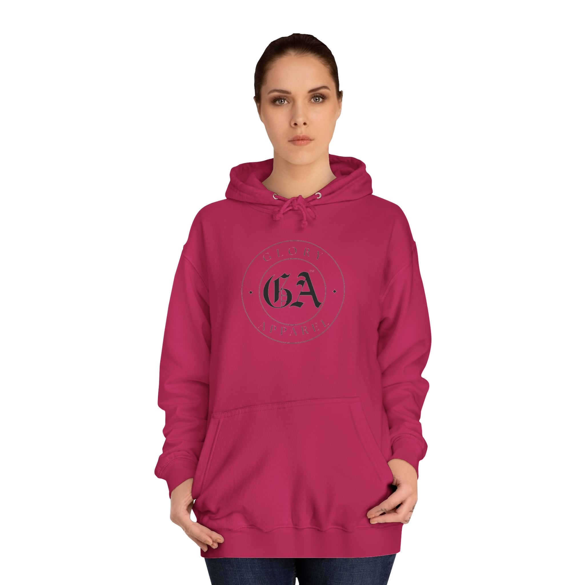 Collection of Glory Apparel Cozy Unisex College Hoodie  - Perfect for Campus Life & Casual Wear in a gallery layout