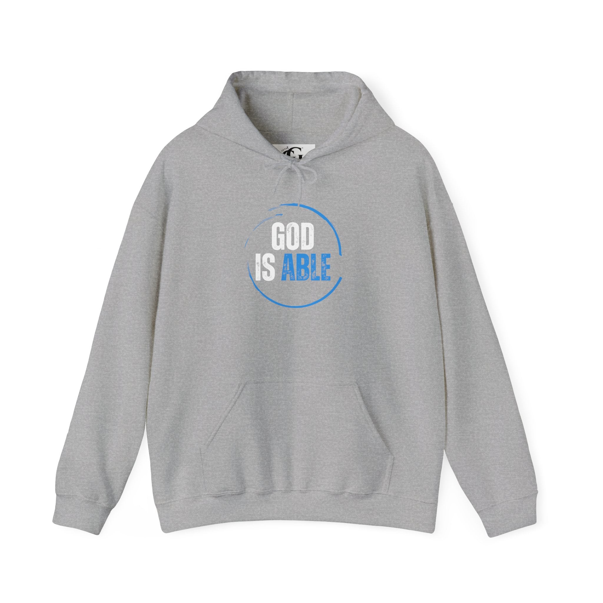 Collection of God Is Able Unisex Hooded Sweatshirt in a gallery layout