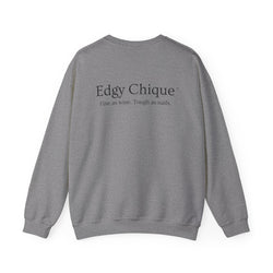 Collection of Edgy Chique Sleek Crewneck Sweatshirt - Fine as Wine, Tough as Nails in a gallery layout