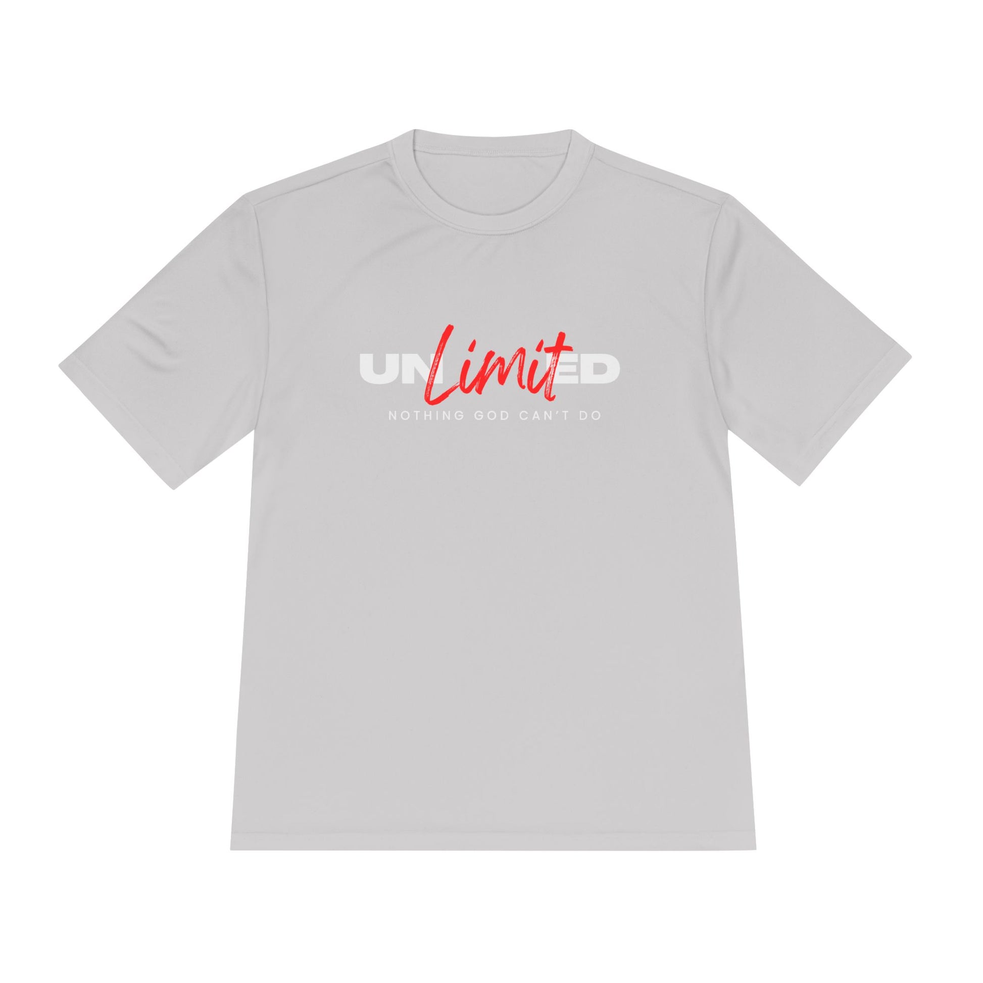 Unisex Moisture Wicking Tee - 'Unlimited' Inspirational Sportswear