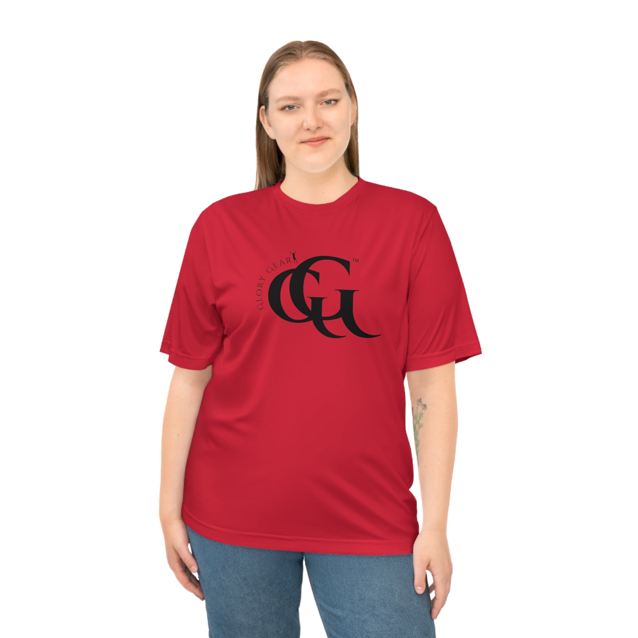 Collection of Camiseta deportiva unisex Zone Performance de Glory Gear: ropa deportiva cómoda para entusiastas del fitness in a gallery layout