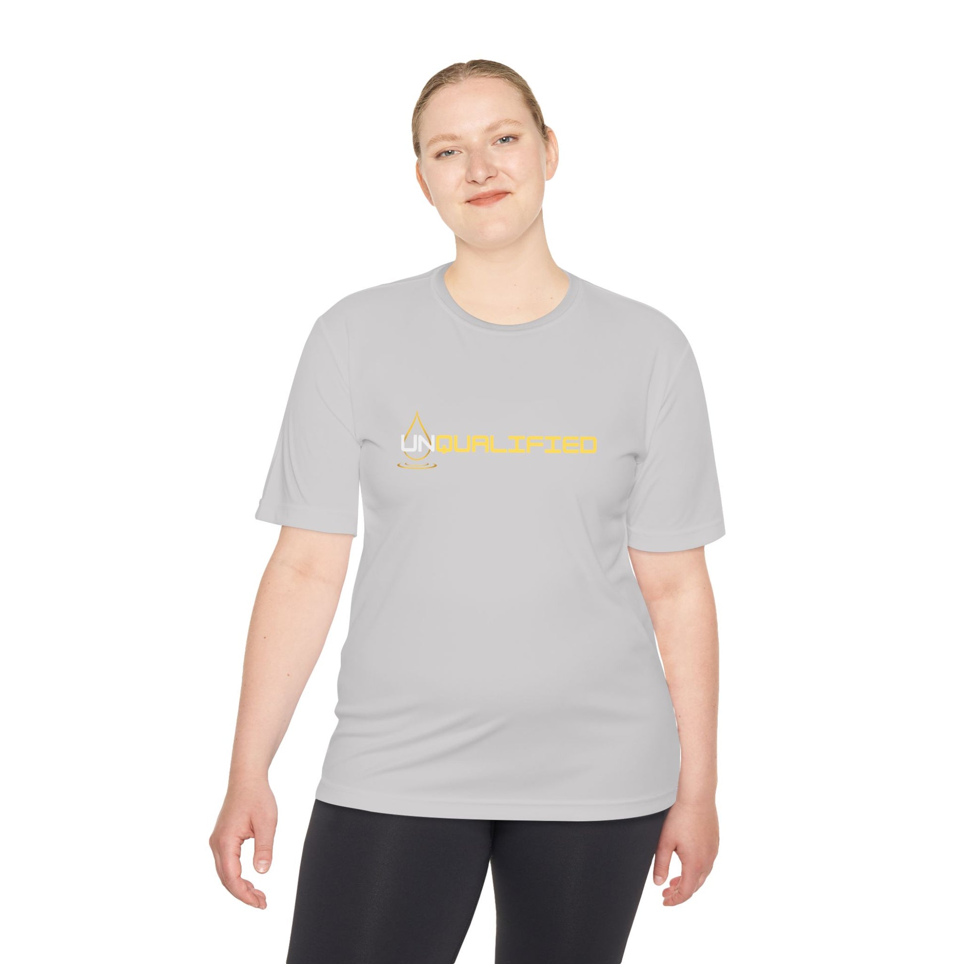 Unisex Moisture Wicking Tee - Qualified by the Anointing