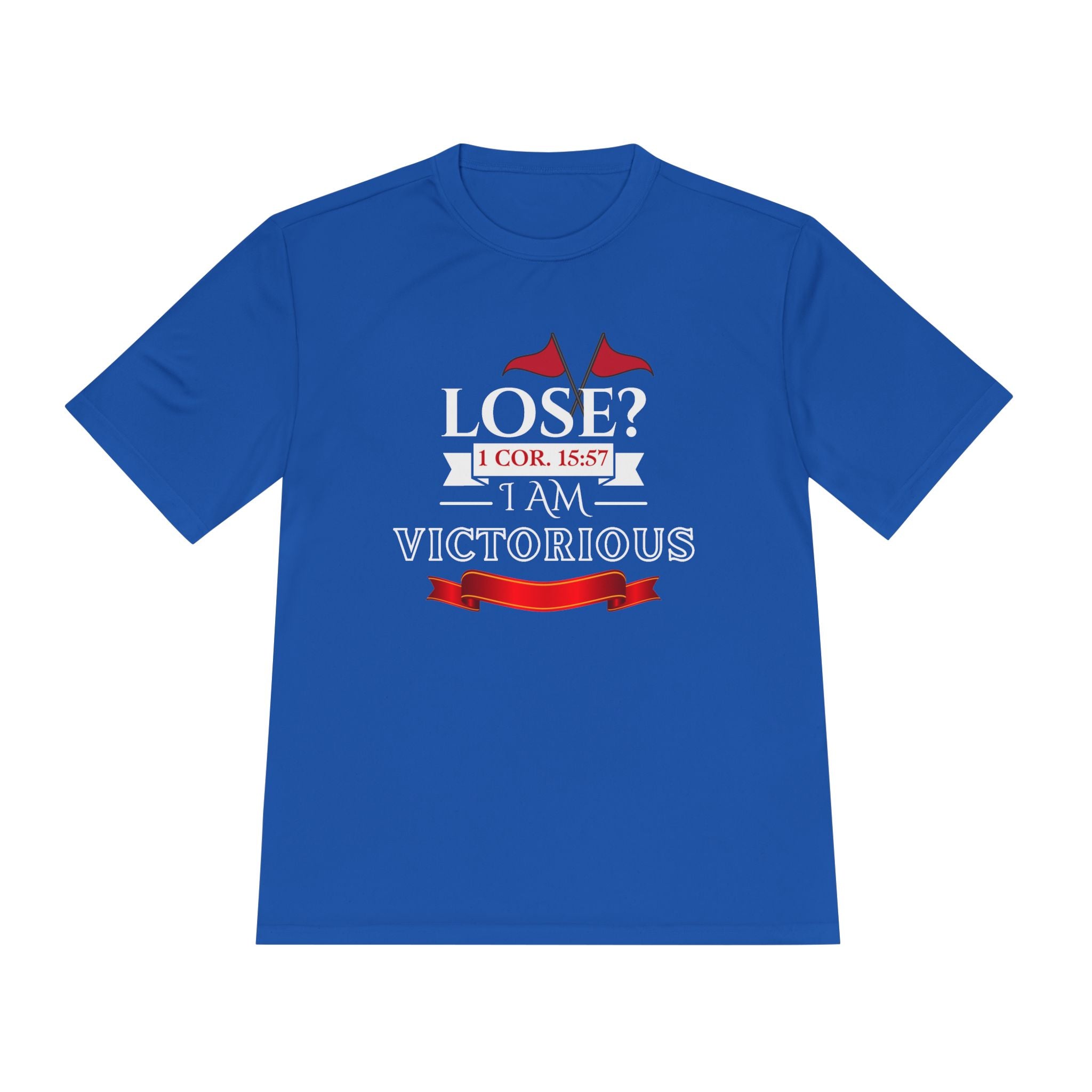 Collection of Victorious Faith Unisex Moisture Wicking Tee - I COR. 15:57 in a gallery layout