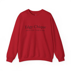 Collection of Edgy Chique Sleek Crewneck Sweatshirt - Fine as Wine, Tough as Nails in a gallery layout